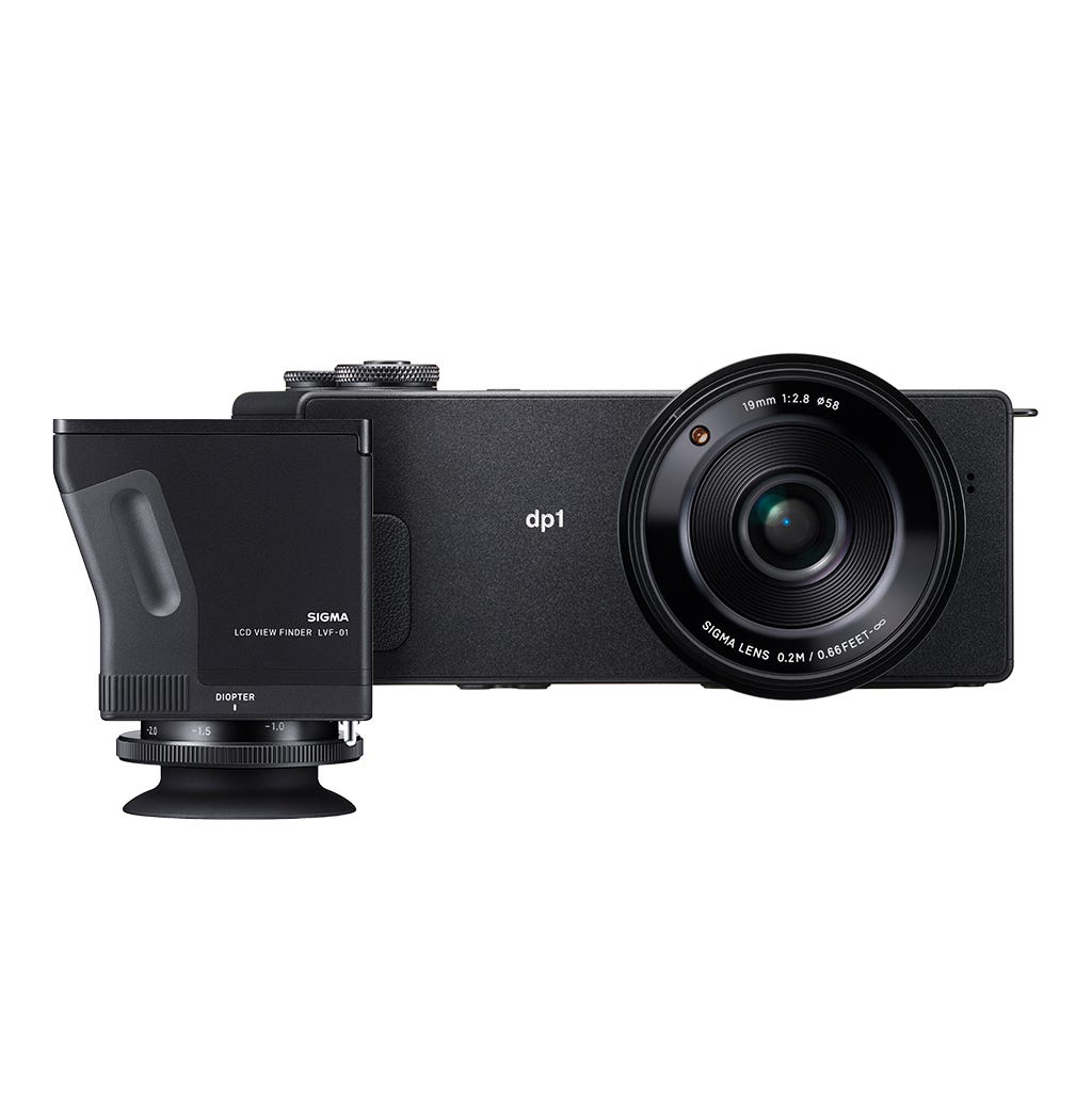 SIGMA dp1 Quattro Compact Digital Camera + LVF-01 Viewfinder Kit